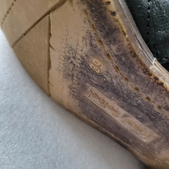 Josef Seibel black leather booties size 39 - Picture 4 of 9